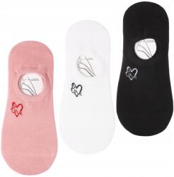 Moraj Női Alacsony Zokni Balerinacipő Szívecskékkel Moraj 3-PÁR 38-41 (CDB200-403)