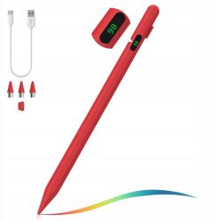 MoKo Usb-c Érintőképernyős Érintőceruza Ceruza, Led kijelzővel, Univerzális iPad és Android eszközökhöz, Piros (B0DGXW83CB)