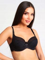 Lanny Mode Csipkés melltartó Lanny Mode Djerba, félig merevített, fekete, 85C