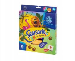 ASTRA Sensorio Kids Jungle modellező massza (levegőn száradó gyurma), 16 szín, 33612302 (336123023)