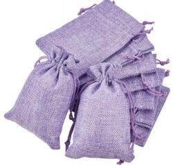  Levendula illatú juta szárítózsákok 7x9cm Lila 40 db (Bomevarica1895123)