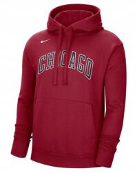 Nike Chicago Bulls Fleece Kapucnis Pulóver, laza fazon, Size M