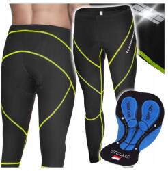 Ercole Férfi Kerékpáros Nadrág XXL Zselés Betéttel, Kerékpáros Leggings (Spodnie rowerowe długie męskie damskie R6LXXL)