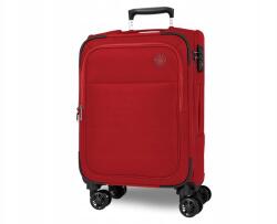 Joumma Bags Movom Atlanta Red, Textil utazóbőrönd, 56x37x20cm, 34L, (kicsi) (5318624)