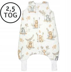 Ankras Hálózsák lábszárvédővel 92-104 M Egész éves Mintás! (ŚZN całoroczny R.M 86-104 ZWIERZĘTA NA H. BEŻ)