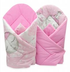 Ankras Bébi Tölcsér Pamut Kétoldalas Mintás! (SŁOŃ RÓŻOWY Rożek 80/80 DWUSTRONNY)