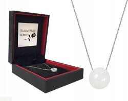 Lovrin Ezüst női nyaklánc 925 fehér holdkő elegáns divatos minta (Lovrin)