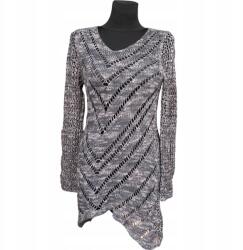 Cream , térd feletti Ruha , stílusos, kényelmes, szürke, S-es méret (UB000382)