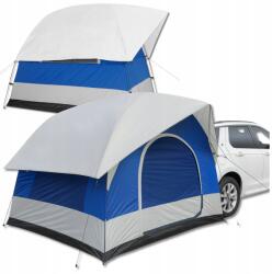 Vízálló Autós Sátor Csomagtartóhoz, 4 Személyes, Kék, Túrázáshoz (XCV_5)