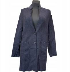 ZARA Női Kabát Stílusos Elegáns Kényelmes Sötétkék Gombokkal M-es (UB000078)