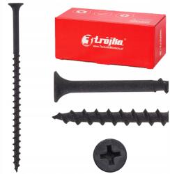 Trojka Fa Csavarok Fához Fekete 100 mm foszfátozott gipszkartonhoz 1 kg (WFDD 4.8X100 - 1KG)