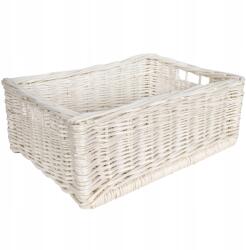 Creative Home Fehér színű, vesszőből készült tárolókosár polcra, tárolódoboz, 40x30 cm (X0021I6MYZ)