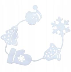 Martom C121072 Karácsonyi Díszablak Falra Stiropor Lánc Fehér Könnyű (C121072)