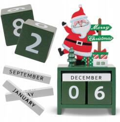 Allbag Fa Naptár Adventi Kalendárium Visszaszámlálás Karácsonyig Ünnepi Dísz (KALENDARZ023)