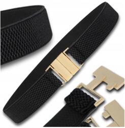 EdiBazzar Divatos elasztikus Öv Női tunika ruha keskeny fekete elegáns (5905884011294)