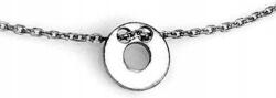 Lovrin Ezüst Nyaklánc 925 Karika Medállal, Celeb Nyaklánc, elegáns, divatos minta