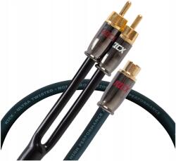 Kicx DRCA02M Rca Jel Elosztó Y Típusú Férfi 2x Dugó 1x Aljzat (DRCA02M)