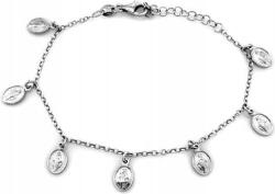 Lovrin 925-ös ezüst karkötő medálokkal, divatos ajándék nőknek