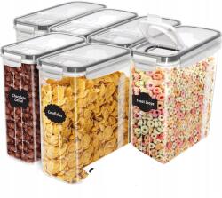 Kichly Tárolóedények, konyhai edénykészlet fedővel, 6 db (frtg-uji)