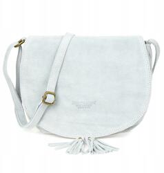 Beltimore Patkó táska postás táska női olasz bőr (B66blekit)