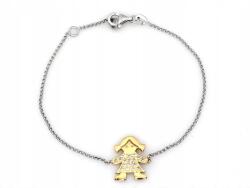 Lovrin Ezüst női karkötő 925 kövecskékkel, elegáns ajándék anyukáknak (44241097)