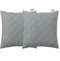 Strefa Spania Két darab szürke párna szett 2x 70x80 Antiallergén, állítható magasság (POD-SZA-2X70X80 l)