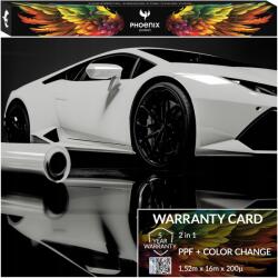  Színes Ppf fólia Phoenix Protect Színváltó autó Gloss Ash Grey (Folia PPF Gloss Ash Grey 152cmx16m)