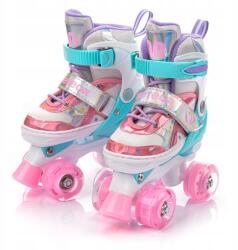 meteor Állítható Görgős Korcsolya Gyerekeknek Meteor Lunar M 34-37 Led kerekekkel, 100 kg-ig (16974)