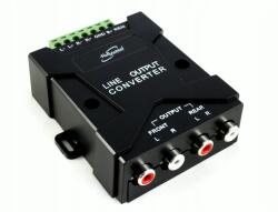 Hollywood HLC-4 Audio Jel Átalakító Hi-Low High Low 4x Rca Cinch Remote (HE-4035)