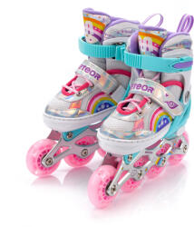 meteor 4 az 1-ben Meteor Rainbow S 30-33 görkorcsolya jégkorcsolya görgős korcsolya Led 82A (16776)