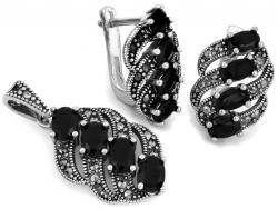 Lovrin Ezüst 925 szett cirkónia kövekkel, divatos női ékszer (56375572)