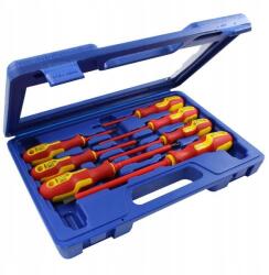 NAREX Csavarhúzó készlet bőröndben 7 részes S Line Elektro Slim pozidriv Pz, lapos