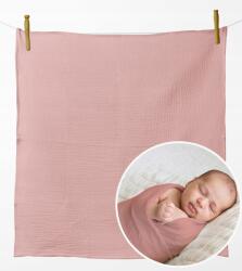  Muszlin Pelenka Vastag Krémszínű 120x120cm Takaró Lengyel Termék (5906584125885)