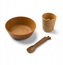 Done By Deer Kiddish Mustard Ebédlő Szett 3db-os (1526174)