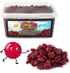  Szárított Vágott Tőzegáfonya 2KG Savanyú Kevés Cukor Friss többször használható vödörben