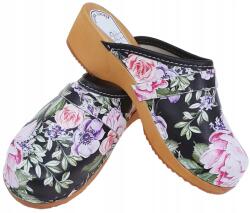 I Love Shoes Flip-flop papucsok Teljes Női Orvosi Bőr Flip-flop papucs *35* (Skórzane Chodaki Klapki Drewniaki Kwiaty)