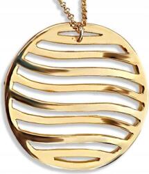 Lovrin Ezüstözött, 925-ös ezüst nyaklánc, 13, 12g, kör alakú medállal, női ajándék (Lovrin 63885)