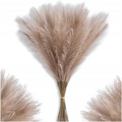  Pampas műfű nád szett 20db-os gally dekoráció bézs (Sztuczna trawa pampasowa dekoracyjna 20szt)