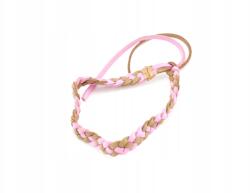  Lebexy barna-rózsaszín zsinóros fejpánt