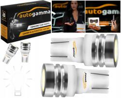Auto Gamma W5W T10 Led Smd helyzetjelző izzók, fehér, 2 darabos készlet
