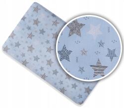 Ankras Pamut Lepedő Kiságyba 120x60 Mintás! (Prześcieradło 120x60 New Stars Niebiesk)