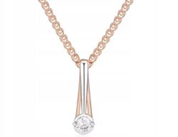 Lovrin Arany nyaklánc fehér cirkóniával, modern aranyozott pálcika (63611438)