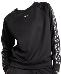 Nike Sportswear Logo Crew Tape Pulóver Laza Fazonú BV3443-010 S Unisex