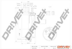 Dr! ve+ filtru combustibil Dr! ve+ DP1110.13. 0116 (DP1110.13.0116) - automobilus