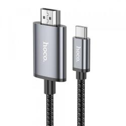 hoco. Cablu Audio si Video USB-C - HDMI HOCO UA27, 2m, Gri - evomag