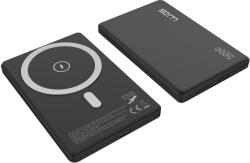 WINNER GROUP-WG WG - Power Bank 5000 mAh, vezeték nélküli 15W PD 20W, fekete (12900)