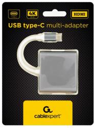 Gembird USB type-C multi-adapter gri (A-CM-HDMIF-02-SG)