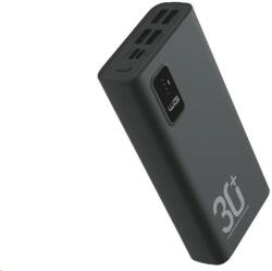WINNER GROUP-WG WG - Power Bank 30000 mAh, USB-C PD 20W, fekete (10621)