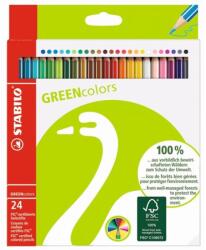 STABILO Greencolors 24db-os mixt de culoarea color creion (6019/2-24)