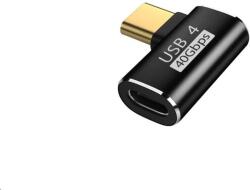 Winner Group WG - Adapter ferde csatlakozó 90 fokos C-típusú (férfi) USB-C (női) csatlakozóra (12598)